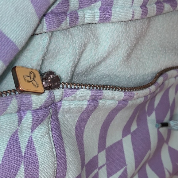 TNA blue/purple striped zip-up - Picture 5 of 6